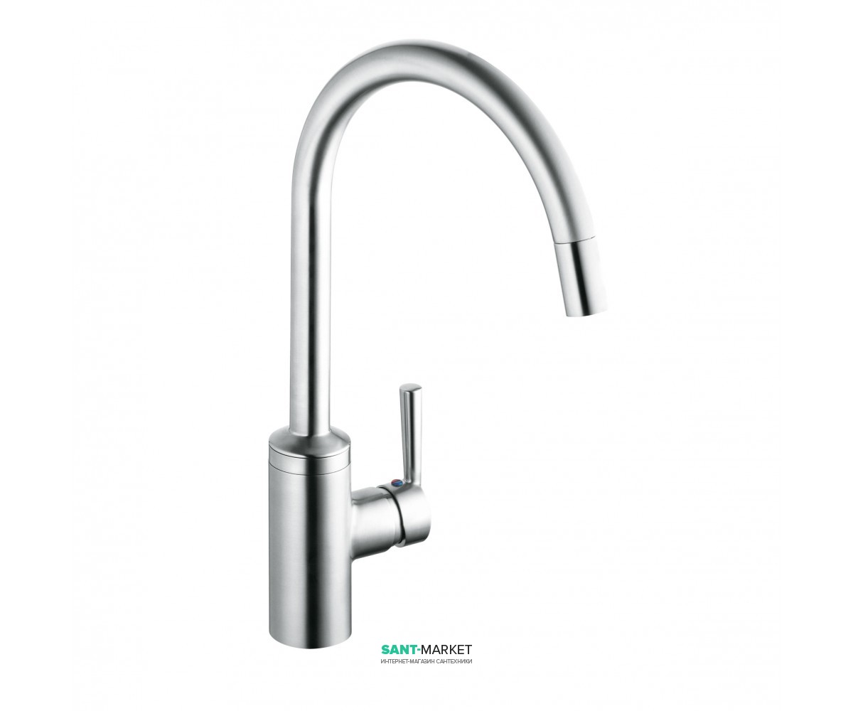 Смеситель для кухни Kludi Steel однорычажный мат. хром 38851F660