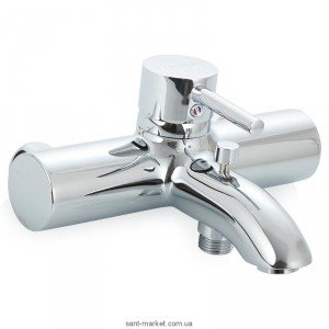 Смеситель однорычажный для ванны с коротким изливом Kludi коллекция Bozz хром 386910576