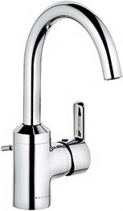 Змішувач для раковини одноважеля з донним клапаном високий Kludi колекція Almera хром 420230581