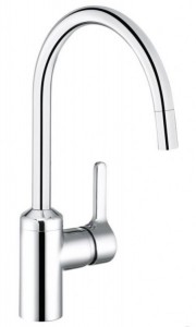 Kludi Bingo Star Смеситель для кухни нержавеющая сталь с поворотным  выдвижным изливом 428519678