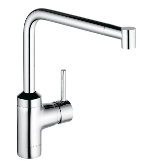 Смеситель для кухни с выдвижной лейкой Kludi L-INE однорычажный 428210577