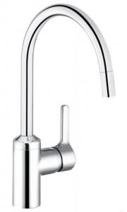 Kludi Bingo Star Смеситель для кухни нержавеющая сталь с поворотным  выдвижным изливом 428519678