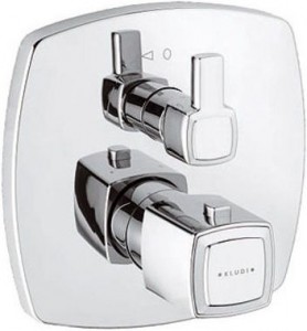 Смеситель с термостатом скрытый (встраиваемый) Kludi коллекция Q-Beo хром 508250542