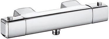 Смеситель для душа настенный двухвентильный с термостатом Kludi коллекция Q-Beo хром 504000542