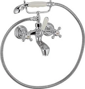 Смеситель двухвентильный для ванны с душем Kludi коллекция Adlon хром 514410520