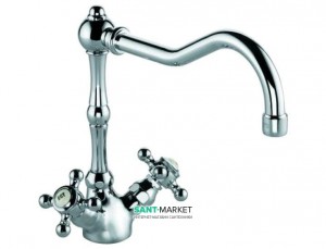 Смеситель для кухни Kludi Adlon двухвентильный ретростиль 516064520