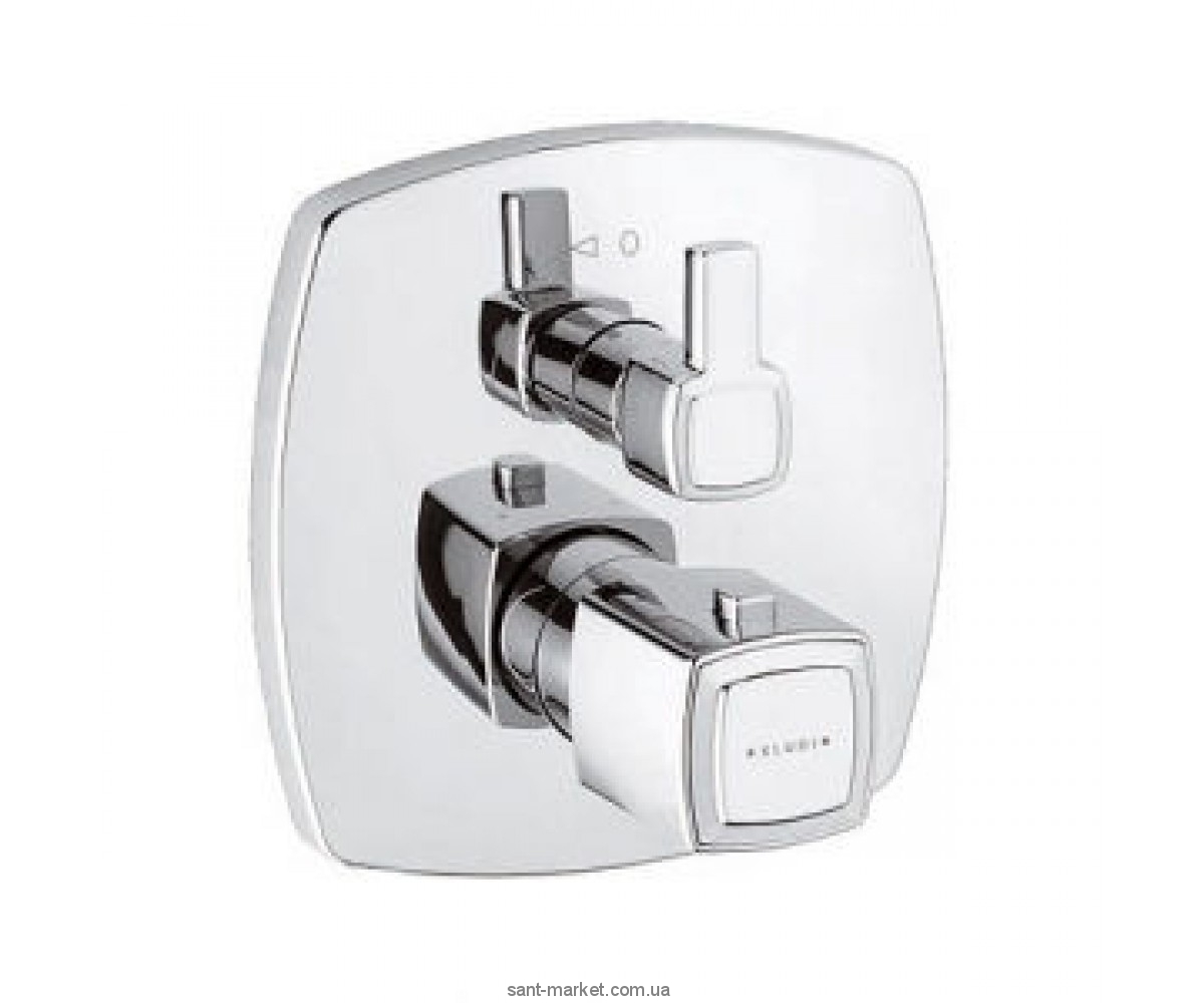 Смеситель с термостатом скрытый (встраиваемый) Kludi коллекция Q-Beo хром 508200542