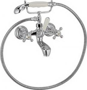 Смеситель двухвентильный для ванны с душем Kludi коллекция Adlon хром 514410520