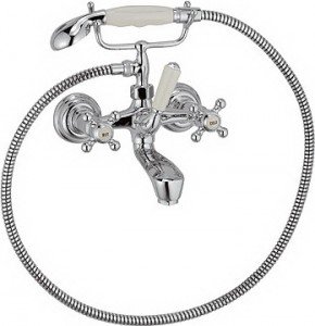 Смеситель двухвентильный для ванны с душем Kludi коллекция Adlon хром 514410520