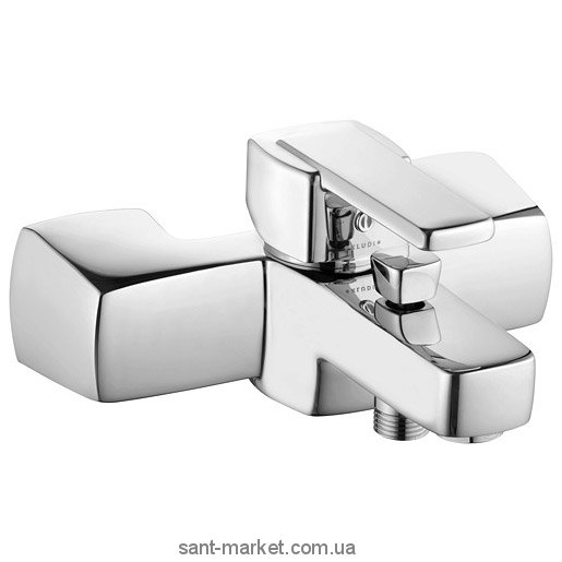 Смеситель однорычажный для ванны с коротким изливом Kludi коллекция Q-Beo хром 504430575