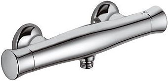 Змішувач для душу настінний двухвентильний з термостатом Kludi колекція Amphora хром 544230538