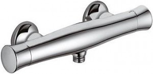 Смеситель для душа настенный двухвентильный с термостатом Kludi коллекция Amphora хром 544230538