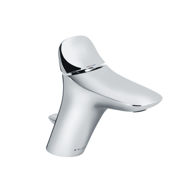 Змішувач для раковини одноважеля з донним клапаном Kludi колекція Ambienta хром 530230575