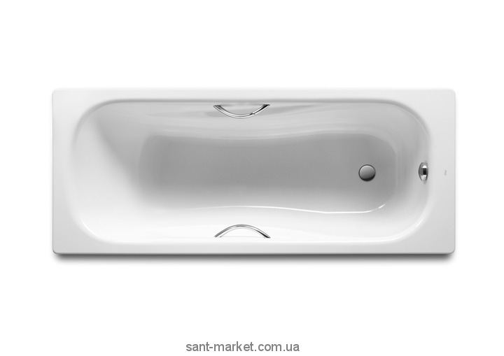 Ванна стальная встраиваемая  Roca Princess прямоугольная 170х75 с ручками  A2202N0001-B