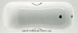 Ванна стальная встраиваемая Roca Princess прямоугольная 160х75 с ручками A220370001