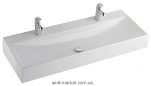 Раковина для ванной накладная двойная KOLO коллекция Quattro белая K61520900