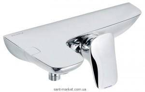 Смеситель однорычажный для ванны с коротким изливом Kludi коллекция Ambienta хром 534450575