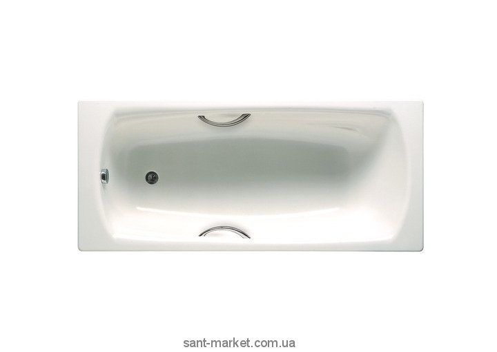 Ванна сталева вбудована Roca Swing прямокутна 170х75 з ручками A220170001