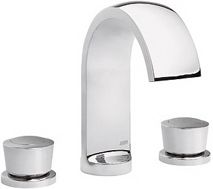 Смеситель для раковины двухвентильный каскадный Kludi коллекция Joop! хром 551430505