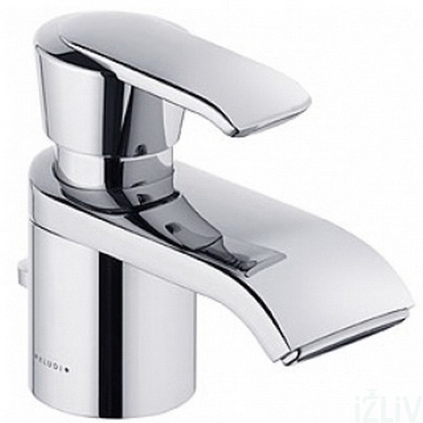 Смеситель для раковины однорычажный с донным клапаном каскадный Kludi Joop! хром/оникс 55024H875