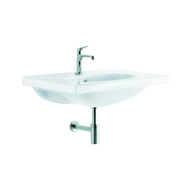 Раковина для ванной подвесная умывальник-столешница KOLO коллекция Ovum by Antonio Citterio белая L41180000