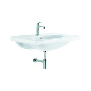 Раковина для ванної підвісна умивальник-стільниця KOLO колекція Ovum by Antonio Citterio біла L41180000