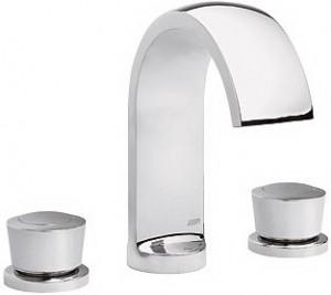 Змішувач для раковини двухвентильний з донним клапаном каскадний Kludi Joop! хром 551430575