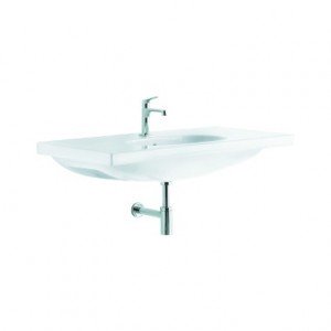 Раковина для ванной подвесная умывальник-столешница KOLO коллекция Ovum by Antonio Citterio белая L41110900