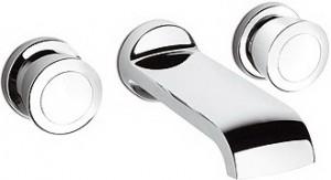 Змішувач для раковини двухвентильний настінний прихований каскадний Kludi Joop! хром 551460505