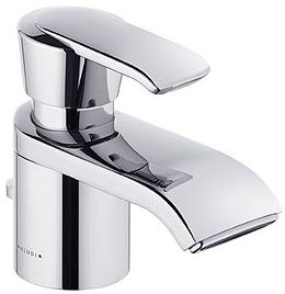 Смеситель для раковины однорычажный с донным клапаном каскадный Kludi Joop! хром 550248075