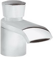 Змішувач для раковини одновентільний з донним клапаном каскадний Kludi Joop! хром / онікс 55023H805