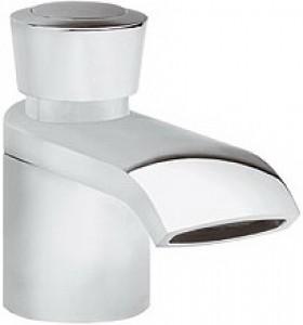 Змішувач для раковини одновентільний з донним клапаном каскадний Kludi Joop! хром / онікс 55023H805