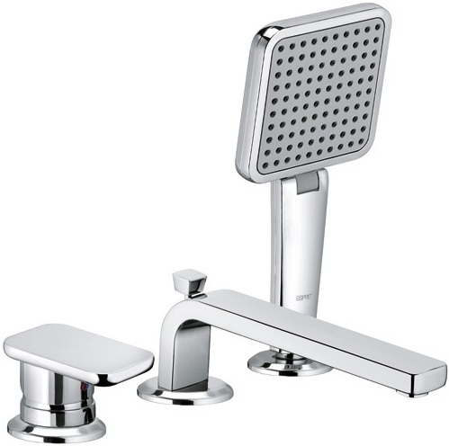 Смеситель однорычажный на борт ванны с душем Kludi коллекция Esprit хром 564470540