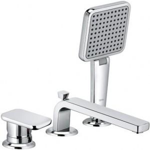 Смеситель однорычажный на борт ванны с душем Kludi коллекция Esprit хром 564470540