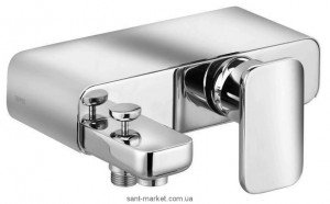 Смеситель однорычажный для ванны с коротким изливом Kludi коллекция Esprit хром 564450540