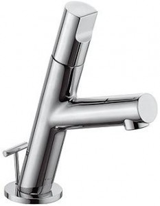 Смеситель для раковины однорычажный с донным клапаном Kludi коллекция New Waves хром 571290575