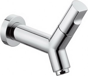 Смеситель для раковины однорычажный настенный Kludi коллекция New Waves хром 570250575