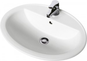 Раковина для ванной встраиваемая KOLO коллекция Nova Top белая 1517000