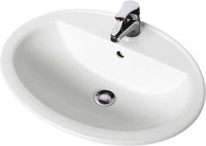 Раковина для ванной встраиваемая KOLO коллекция Nova Top белая 1517000