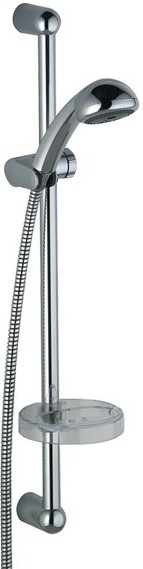 Душевой гарнитур со штангой Kludi коллекция Sirena с мыльницей хром 6213105-00