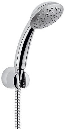 Душовий гарнітур з настінним тримачем Kludi колекція Freshline хром 6555005