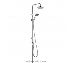 Kludi A-QAs душевая система с верхним и ручным душем 6609105-00