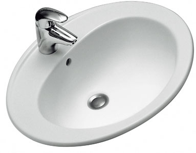 Раковина для ванной встраиваемая KOLO коллекция Nova белая 21856000