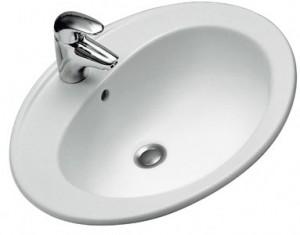 Раковина для ванної вбудована KOLO колекція Nova біла 21856000