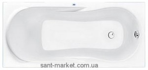 	Ванна акрилова прямокутна PoolSpa колекція Muza 150х75 з рамою білий PWPH210ZS000000