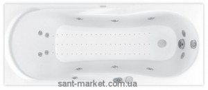 Ванна акриловая прямоугольная PoolSpa коллекция Muza 170х75х61 PWPH3..ZN000000 + ножки