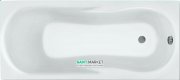 	Ванна акриловая прямоугольная PoolSpa коллекция Muza 160х75 с ножками белый PWPE810ZN000000