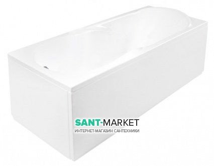 	Ванна акриловая прямоугольная PoolSpa коллекция Muza 150х70 с рамой белый PWPD510ZS000000