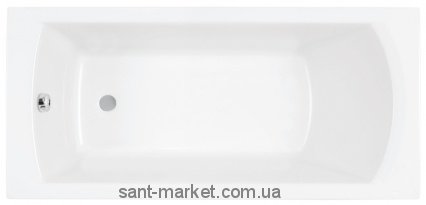 Ванна акриловая прямоугольная PoolSpa коллекция Linea 140х70х61 PWPNA..ZS000000 + рама