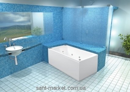 Ванна акриловая прямоугольная PoolSpa коллекция Linea 150х70х61 PWPNB..ZN000000 + ножки